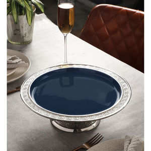 Elegant <b>Pink</b> <b>Powder</b> Coated Round Cake Stand Large Premium Metal Dessert Display Ideal for Birthdays Weddings and Special Events - Product Image 2