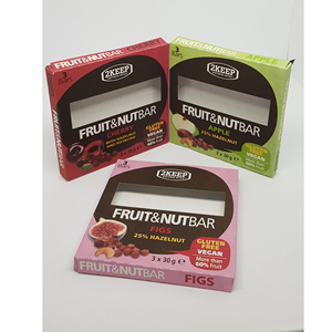 Boîtes d'emballage alimentaire personnalisées avec fenêtre, pliage, gaufrage, revêtement UV et laminage mat, carton ivoire recyclable - Product Image 2