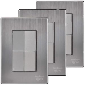 ยางลบแบบโมดูลาร์, MXIIO-003, 3 ชิ้น, ยางลบ/ยางลบแบบขั้นบันได, 125-250VAC, 10A, 50/60Hz, ชุบ, สแตนเลส/PC - Product Image 1