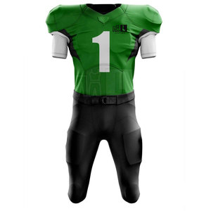 Vente en gros de maillots de football américain en sergé pour jeunes meilleure qualité d'uniformes de football américain personnalisés - Product Image 1