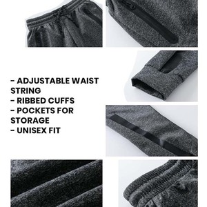 Ensemble survêtement personnalisé en 2 pièces, sweat-shirt et pantalon de survêtement, vêtements de sport, 100% coton, extérieur, sur mesure, taille élastique, imprimé pour homme - Product Image 4