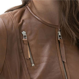 Vestes en cuir véritable sur mesure de bonne qualité 2026 pour femmes, tricotées, respirantes, confortables, écologiques et tendance, en vente - Product Image 6