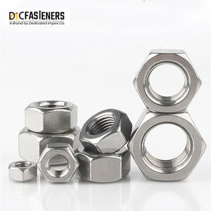 Écrous hexagonaux en acier au carbone de haute qualité OEM filetage M3 disponible grades 4.8 8.8 10.9 12.9 écrous de fixation plaqués laiton certifiés métriques - Product Image 2