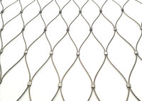 Filet de câbles en maille de corde en acier inoxydable 316 de qualité marine, résistant à la corrosion, fournisseur de mailles de sécurité