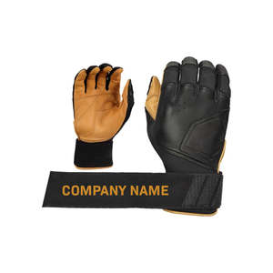 Fournisseur direct d'usine, gants de frappe de baseball à manchette longue avec logo personnalisé, qualité supérieure, polyester/coton respirant, gants à crochet - Product Image 6