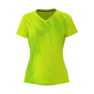 <b>Women's</b> <b>Neon</b> Training T-<b>Shirt</b>-Breathable Cotton Fitted Sport Top - Product Image 3