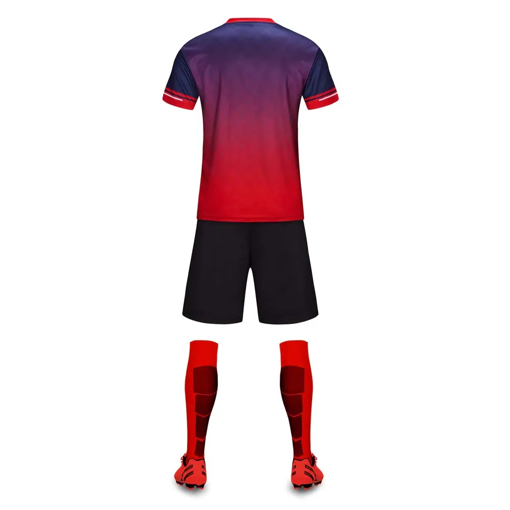 Maillot de football personnalisé et vêtements de sport Kits de football d'équipe de club Uniformes de football originaux à prix bon marché
