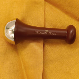 Baguette Kansa en bronze 100% originale pour massage du visage Outil ayurvédique fait à la main pour une peau saine et jeune Fabriqué en Inde - Product Image 3