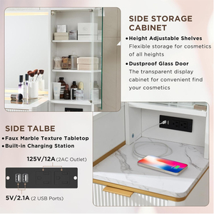 Cao cấp tùy chỉnh Bán Buôn Đồ nội thất nhà hiện đại nóng bán kim loại đứng trắng phòng ngủ tủ quần áo với ánh sáng LED - Product Image 6