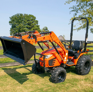 รถแทรกเตอร์ตัดหญ้าแบบติดตั้งอุปกรณ์ขับเคลื่อน 2025 Bad Boy 1025 ขนาดเล็ก ขับเคลื่อน 4 ล้อ เครื่องยนต์ดีเซล เกียร์อัตโนมัติ ปั๊มน้ำไฮดรอลิก ผลผลิตสูงสำหรับการเกษตร - Product Image 1