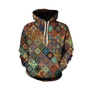 Personalizado 100% algodón peso pesado logotipo personalizado impresión de gran tamaño Streetwear pulóver sudaderas con capucha para hombres - Product Image 1