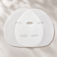 Y270 Masque facial en fibre végétale naturelle Asahi KASEI importé du Japon, motif neige, en Tencel, pour soins de la peau