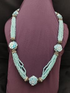 Ensemble de pendentif Mala en perles de haute couture avec des pierres de zircon pour les fêtes spéciales des femmes pour les femmes et les filles - Product Image 3