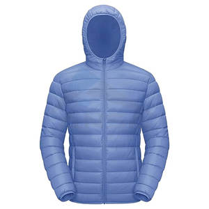 Chaqueta acolchada personalizable para hombre, ligera, cálida, a prueba de viento, con capucha, OEM abrigo de invierno, venta al por mayor, compatible con etiqueta privada - Product Image 1