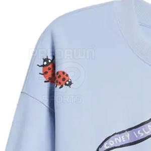 Venta al por mayor estilo único en relieve Puff impresión sudaderas para adultos tela ligera para el invierno - Product Image 3