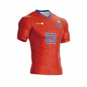 Maillot de basket-ball ensemble vêtements de sport respirants maillot de basket-ball rouge sport personnalisé uniformes de basket-ball personnalisables disponibles - Product Image 3