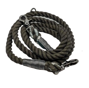 Black 6ft Adjustable Rope Lead Durable Dog <b>Leash</b> <b>Pet</b> Supplies Accessory Customized Colored Cotton Rope Handmade Dog <b>Leash</b> <b>Pet</b> Le - Product Image 1