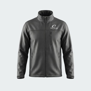 Chaqueta de Invierno Softshell para Hombre, Nueva Moda 2026, Cuello Alto, Logotipo Frontal, Estilo Casual, Color Sólido - Product Image 3