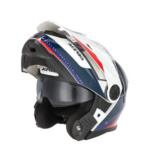 Casco Modular P/J RIDER Acerbis con Gráficos, Abatible, de Liberación Rápida, Material de PC para Motocross y Motocicletas, Talla XL - Product Image 1