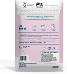 Tru Earth Feuilles/Bandes de lessive hypoallergéniques pour bébés à peau sensible, 64 unités, jusqu'à 128 lavages : Sans parfum pour bébé - Product Image 6