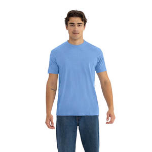 เสื้อยืดผู้ชาย CVC ผ้าฝ้าย 100% สกรีนลายได้ตามสั่ง เป็นมิตรกับสิ่งแวดล้อม แห้งเร็ว ทรงปกติ - Product Image 1