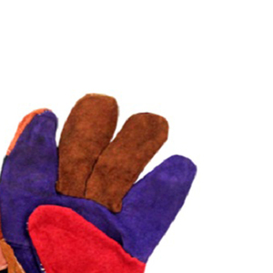 Gants de travail en cuir multicolore pour la construction de meubles et la menuiserie-Texture lisse 6mil/10mil Epaisseur renforcée Manchette - Product Image 2