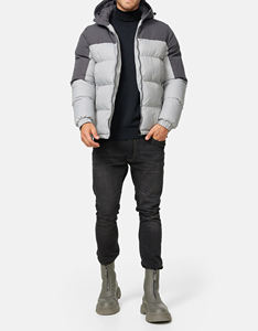 Chaqueta Acolchada de Diseño Ligero de Dos Colores, con Protección Facial Completa, Resistente al Agua y con Marca Personalizada, Chaquetas para Hombre - Product Image 1
