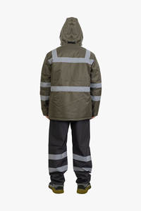 Chaqueta de Seguridad de Alta Visibilidad ANSI Clase 1, Tejido de Poliéster Transpirable, con Luces LED Intermitentes, Personalizable, con Tiras Reflectantes - Product Image 4