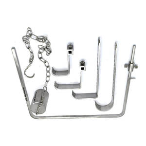 Retractor de cadera Charnley, juego completo con 4 cuchillas, peso y cadena, Retractor ortopédico de acero inoxidable de alta calidad - Product Image 2