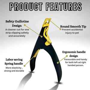 Cortaúñas acrílico profesional, cortador de puntas, cortador de uñas para uñas artificiales, afilado, a prueba de herrumbre, Color personalizado - Product Image 3