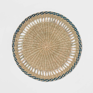 Eco Friendly Round Wicker <b>Placemats</b> Cheapest Price <b>Circular</b> Seagrass Table <b>Placemat</b> for Dinner Decoration - Product Image 1