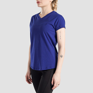 Mujeres Casual Algodón Camisetas Proveedores Elegante Moda Tops Fabricantes Vendedores de moda Venta al por mayor Fabricantes de ropa ODM - Product Image 5