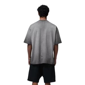 Camiseta de Verano de Moda para Hombre, Camiseta Corta Extra Grande Personalizada con Serigrafía, Camisetas Desteñidas por el Sol para Camisetas Personalizadas - Product Image 3