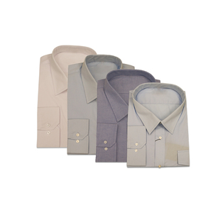 Smart Casual 100% algodón camisa de manga larga hombres nueva moda diseño personalizado Polo cuello liso Logo patrón de talla grande vacaciones - Product Image 3