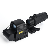 Combinaison de viseur optique 558 G33, viseur holographique à point rouge 558 et loupe 3X G33, montage STS à dégagement rapide pour la chasse