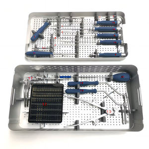 Kit de Retractor Cervical Anterior Manual Reutilizable de Alta Calidad, Plateado, con Certificación CE, para Cirugía de Columna Vertebral - Product Image 1