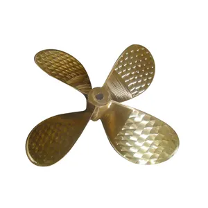 High Quality Marine copper propeller Boat stern shaft with tube Marine customized bronze CU1-4 propeller 4 blades
