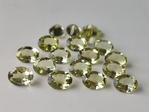 อัญมณีควอตซ์ทรงไข่เลมอนธรรมชาติตัดเป็นเหลี่ยมเพชรพลอยหลวม3x5mm-8x10mm สำหรับทำเครื่องประดับขายส่งราคา - Product Image 4