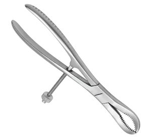 คีมจับกระดูกสแตนเลส 13 ซม. พร้อมระบบล็อคเร็ว เครื่องมือผ่าตัดกระดูกและข้อ ออกแบบปรับแต่งได้สำหรับการยึดกระดูก - Product Image 4