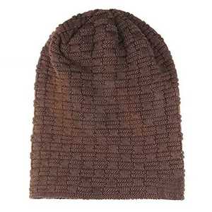 Buy Slouchy <b>Winter</b> Beanie <b>Hats</b> for <b>Men</b> & Women Over sized Long Slouch Beanie Cap Street wear waffle Cap - Product Image 2
