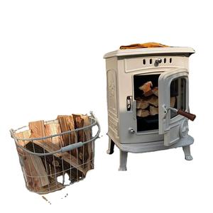 Stufa-calentador de madera para uso en interiores, estufa quemadora de leña para habitación, chimenea de fuego envolvente, equipo de calefacción - Product Image 1