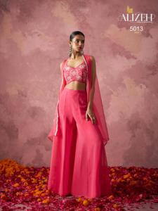 Traditional <b>Gold</b> Print Premium High Quality Hand Work Recycled Materials Kurti Elegant Polyester <b>Fabric</b> for Party Festive - Product Image 5