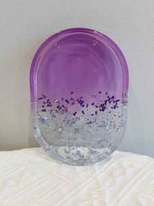 Resin Decorative <b>Tray</b> in Multiple Colors Cosmetic Organizer Home Decor Oval Resin <b>Tray</b> Vanity <b>Tray</b> High Quality - Product Image 2