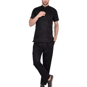New Arrival Best Selling Comfortable Custom Made Men's 100% Cotton Twill Fabric Medical <b>Scrub</b> <b>Sets</b> - Product Image 1