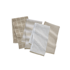 Serviettes de cuisine uniques brodées 100% coton réutilisables et personnalisables, écologiques et légers, lot de deux pour les cuisines modernes - Product Image 6
