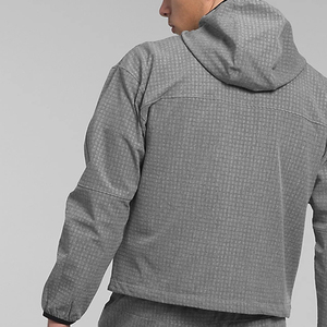 เสื้อฮู้ดผู้ชายกันลมมีซิปสไตล์ไฮสตรีทพร้อมโลโก้ปักตามสั่ง - Product Image 5