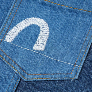 เสื้อยีนส์ผ้าฝ้ายแขนยาวลำลองของผู้ชายเสื้อนิตติ้งเสื้อยืนปรับแต่งโลโก้ยอดนิยมสำหรับ100% - Product Image 3