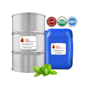 Aceite esencial de menta verde 100% Extracto natural puro Cuidado DE LA PIEL Grado cosmético Aromaterapia Mentha Spicata Cuidado del cabello Proveedor a granel - Product Image 2