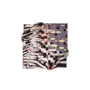 Pañuelo de sarga con estampado geométrico Pierre Cardin 90x90, para la cabeza y el cuello - Product Image 1