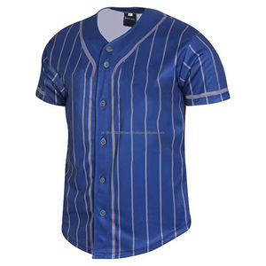 News Design <b>High</b> Quality Blank Custom Blank Mens Mesh Breathable Customized Baseball Uniform Sublimation Baseball Jersey - Product Image 3